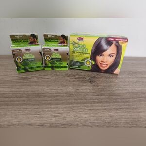 African Pride Olive Miracle Deep Conditioning Anti-Breakage No-Lye Relaxer Lot